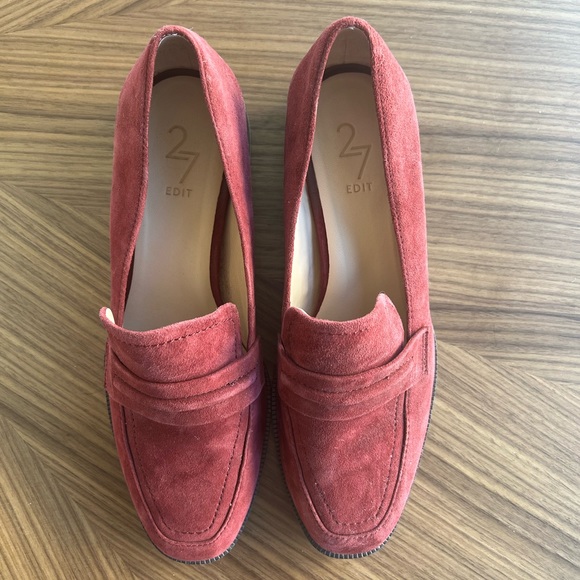27 Edit Caroline Burgundy Loafer - Picture 3 of 6